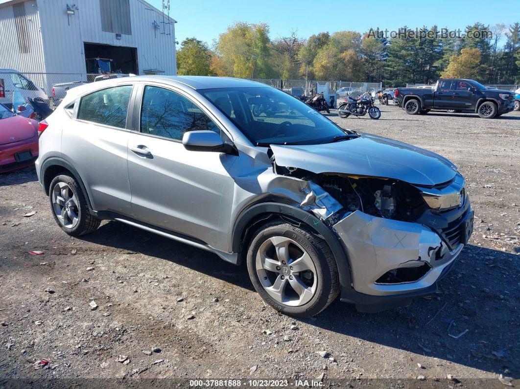 2021 Honda Hr-v Awd Lx Silver vin: 3CZRU6H3XMM722943