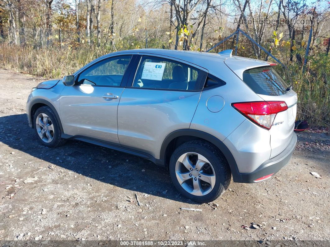 2021 Honda Hr-v Awd Lx Silver vin: 3CZRU6H3XMM722943