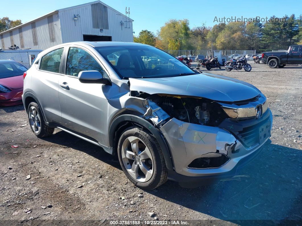 2021 Honda Hr-v Awd Lx Silver vin: 3CZRU6H3XMM722943