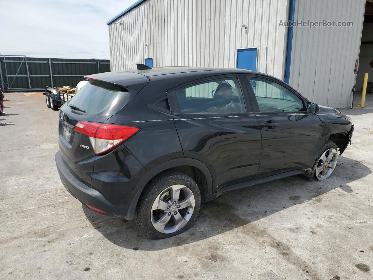 2021 Honda Hr-v Lx Черный vin: 3CZRU6H3XMM743890