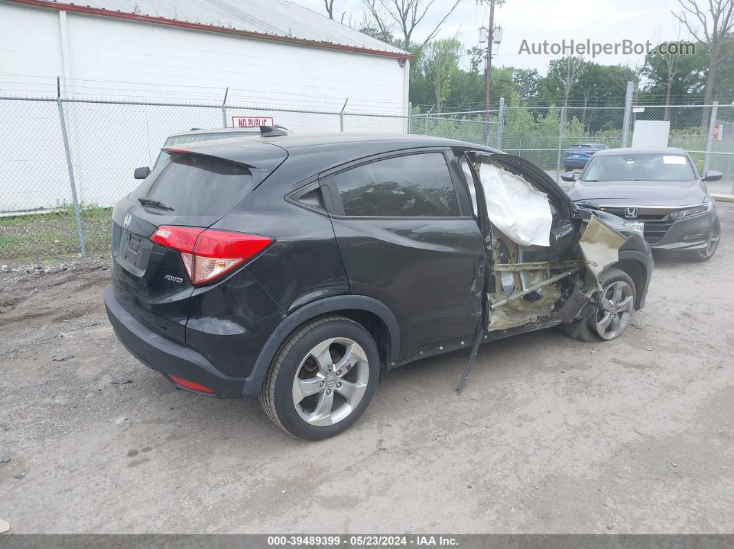 2016 Honda Hr-v Ex Black vin: 3CZRU6H50GM739126