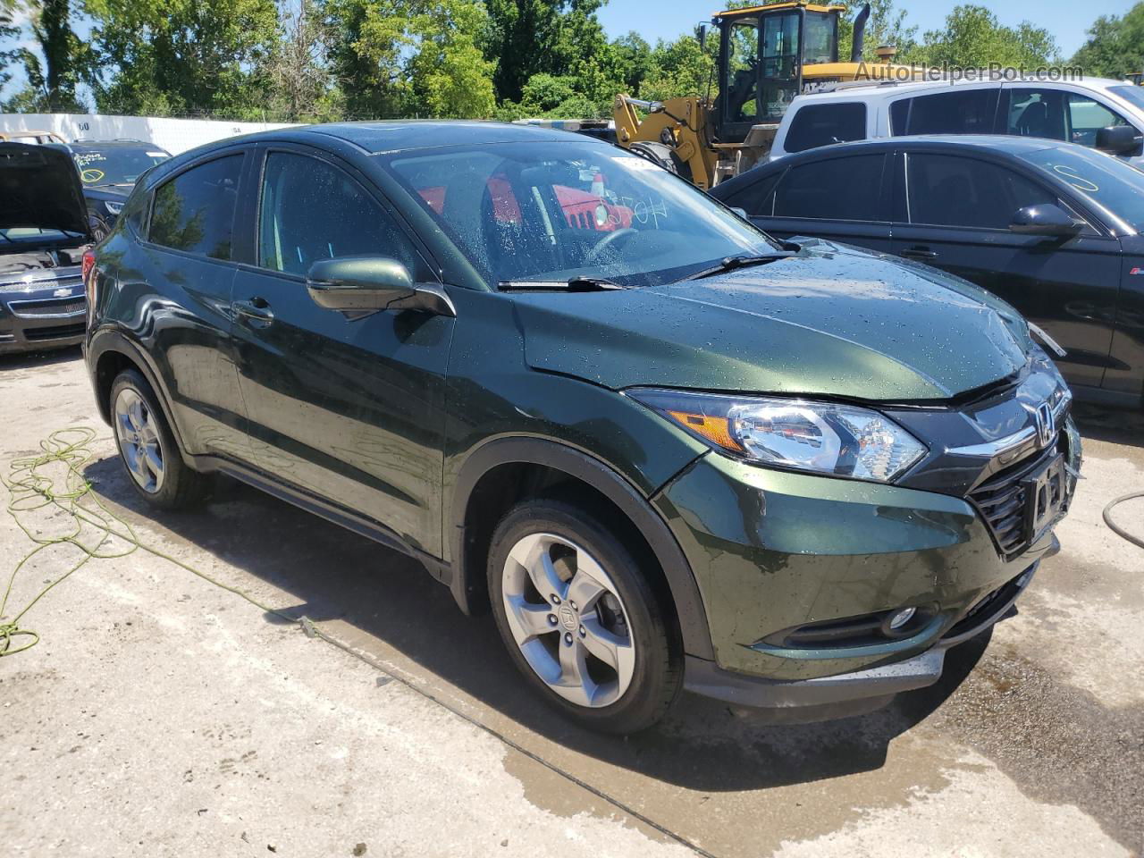 2016 Honda Hr-v Ex Green vin: 3CZRU6H50GM761224