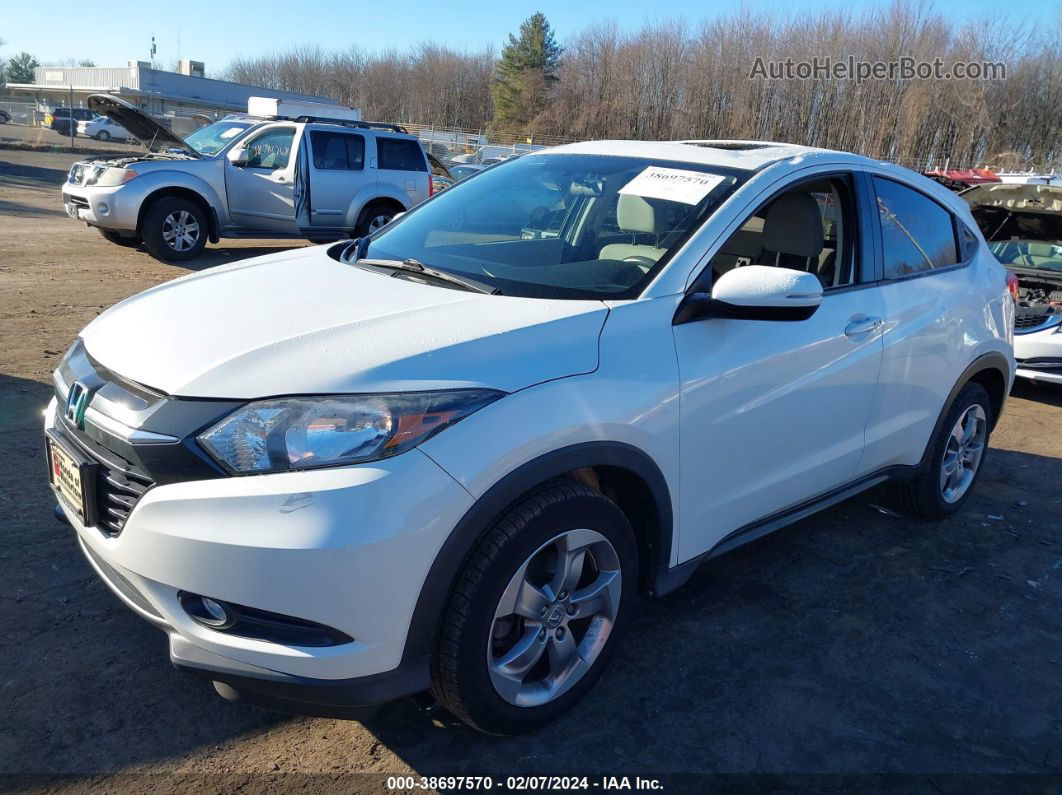 2017 Honda Hr-v Ex White vin: 3CZRU6H50HM714504