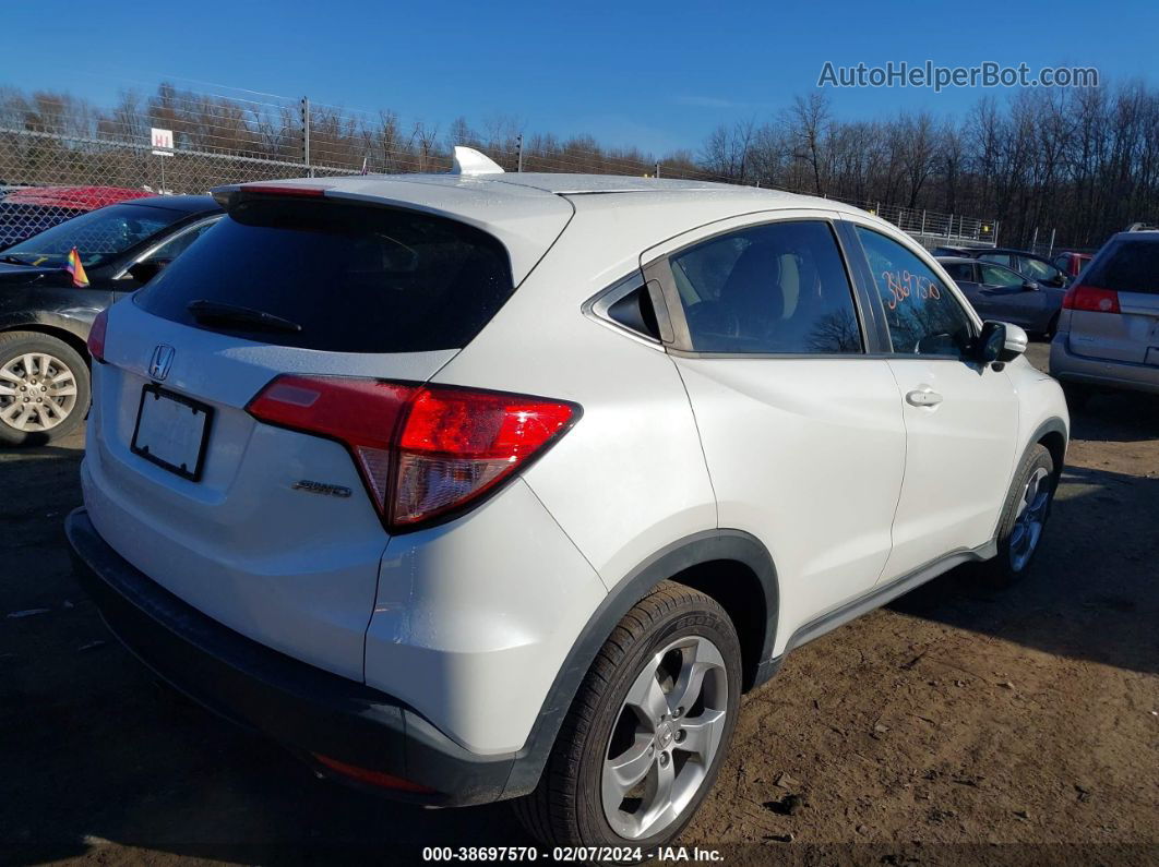 2017 Honda Hr-v Ex White vin: 3CZRU6H50HM714504