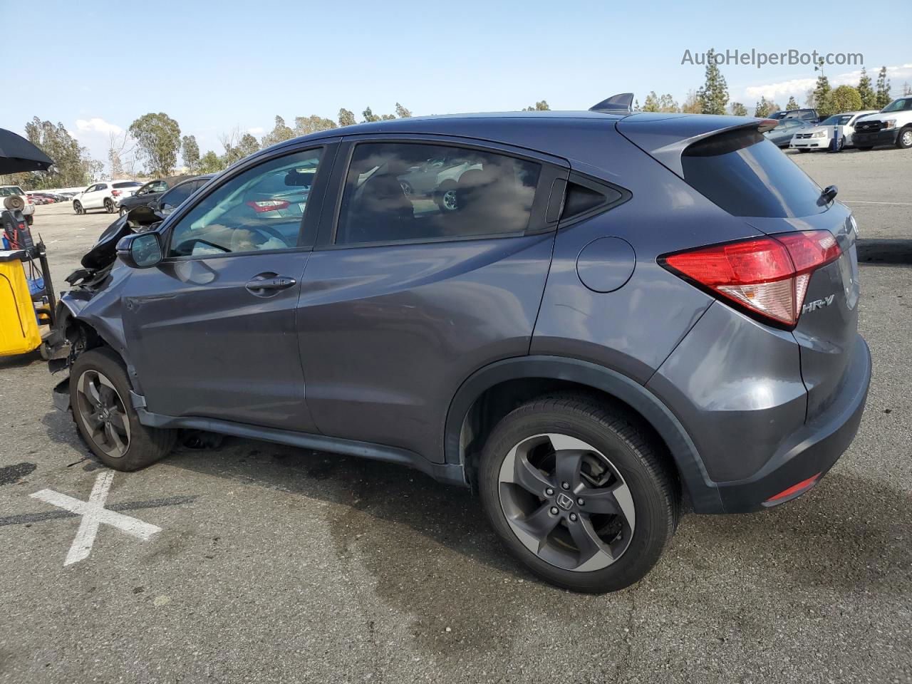 2018 Honda Hr-v Ex Серый vin: 3CZRU6H50JM723872