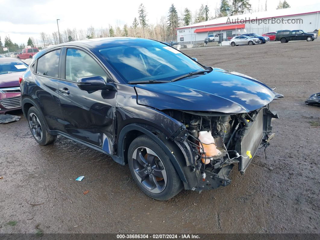 2018 Honda Hr-v Ex Black vin: 3CZRU6H50JM730563