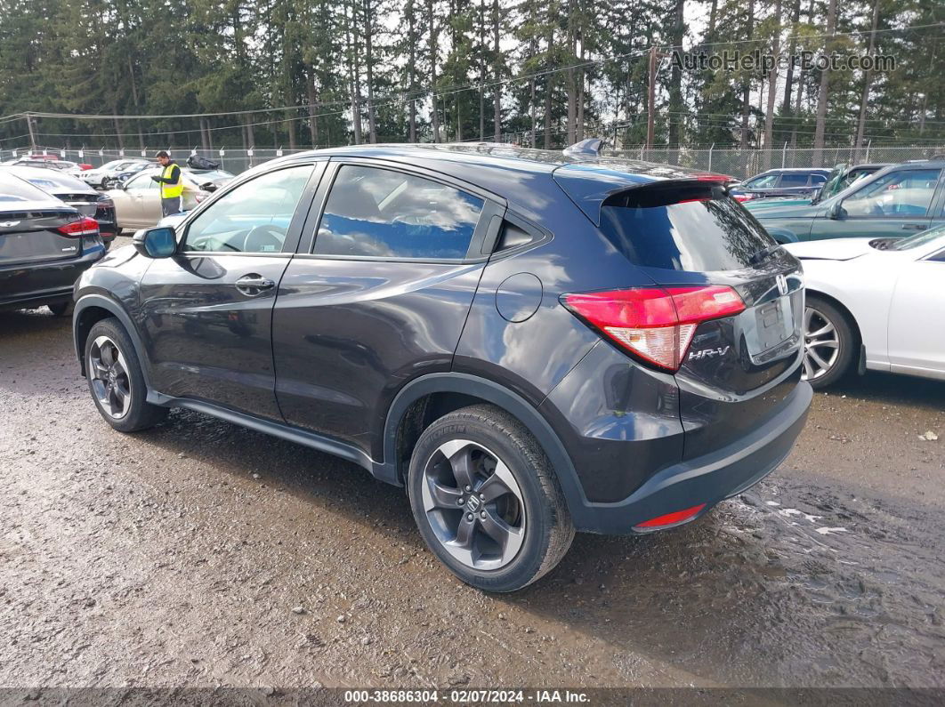 2018 Honda Hr-v Ex Black vin: 3CZRU6H50JM730563