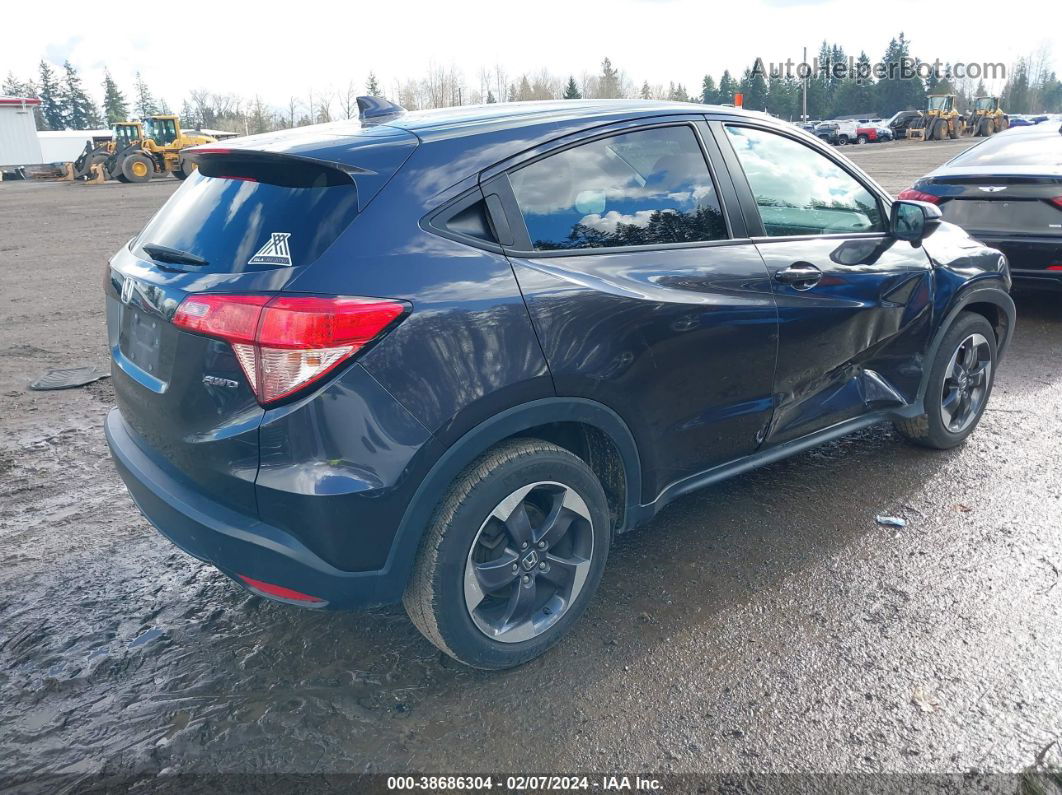 2018 Honda Hr-v Ex Black vin: 3CZRU6H50JM730563