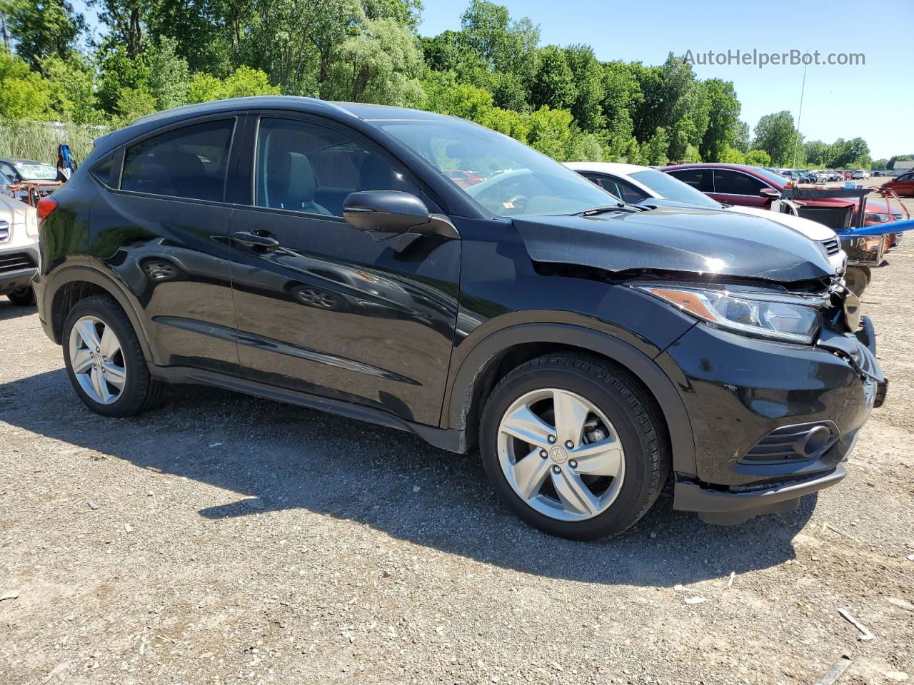 2019 Honda Hr-v Ex Black vin: 3CZRU6H50KM722125