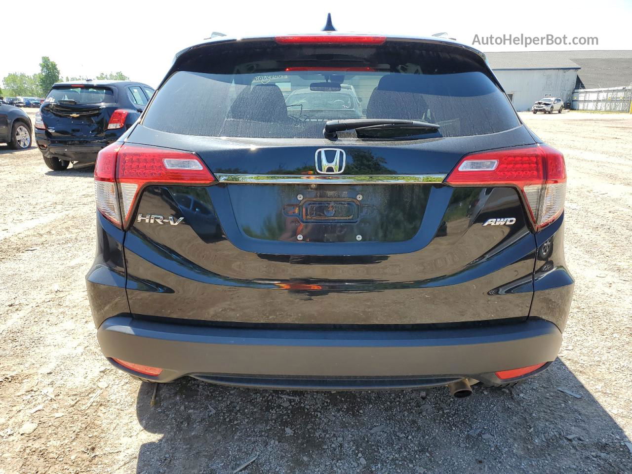 2019 Honda Hr-v Ex Black vin: 3CZRU6H50KM722125
