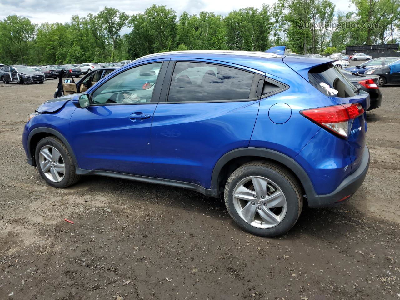 2019 Honda Hr-v Ex Blue vin: 3CZRU6H50KM726563