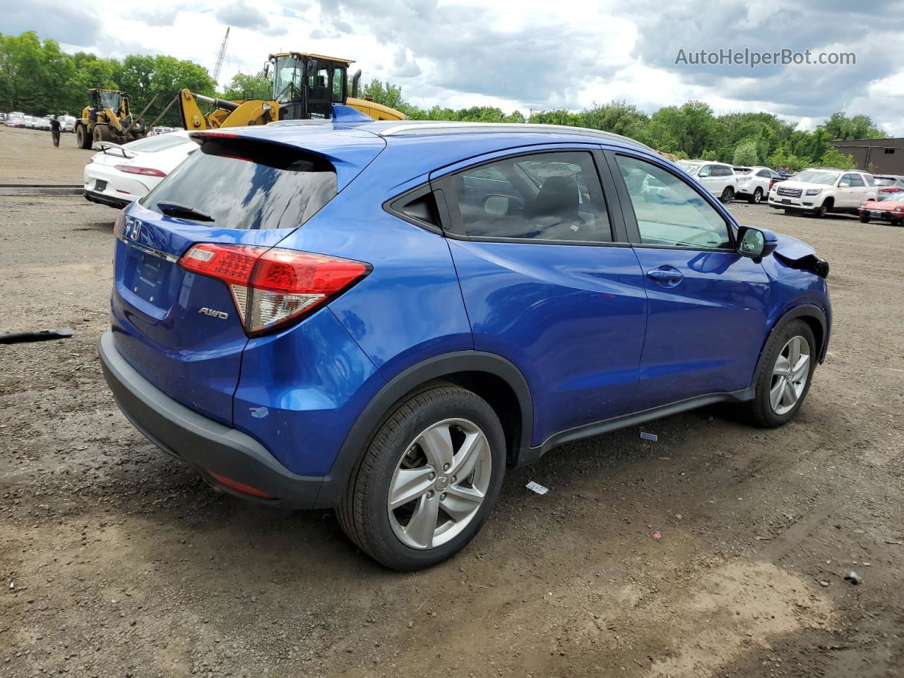 2019 Honda Hr-v Ex Blue vin: 3CZRU6H50KM726563