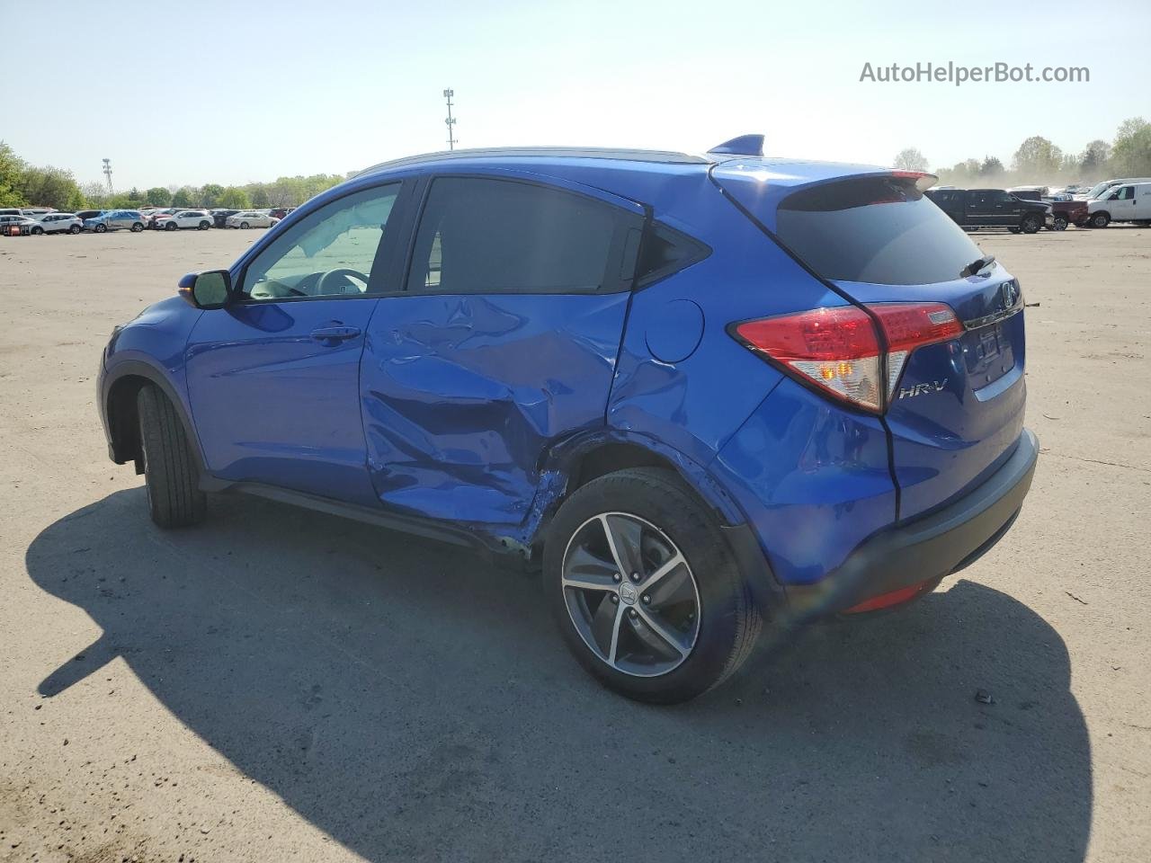 2021 Honda Hr-v Ex Blue vin: 3CZRU6H50MM724749