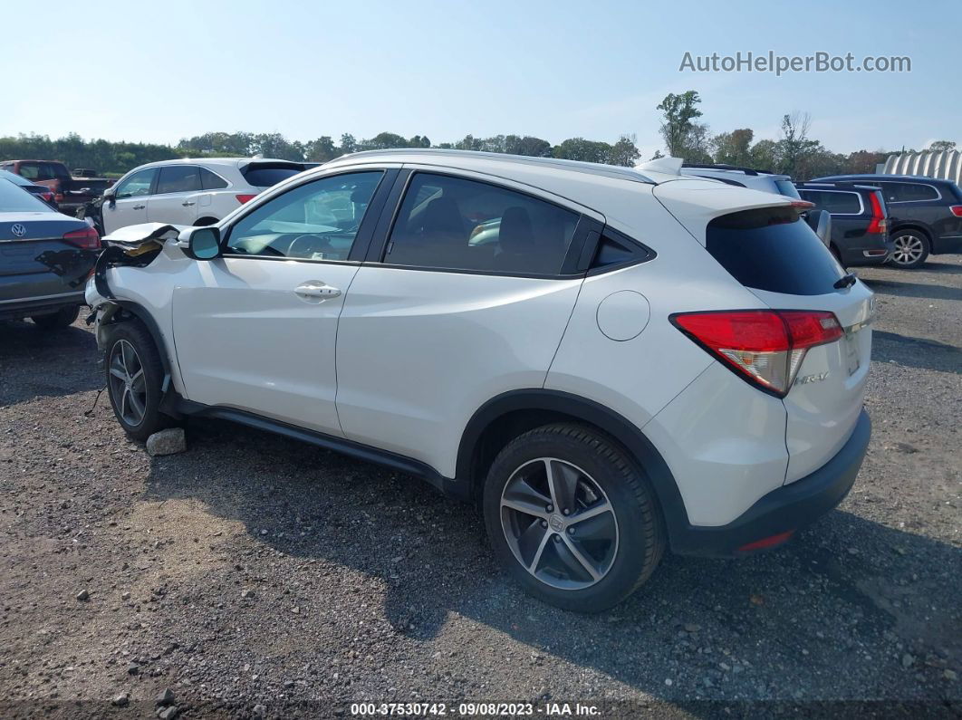 2021 Honda Hr-v Ex White vin: 3CZRU6H50MM752387