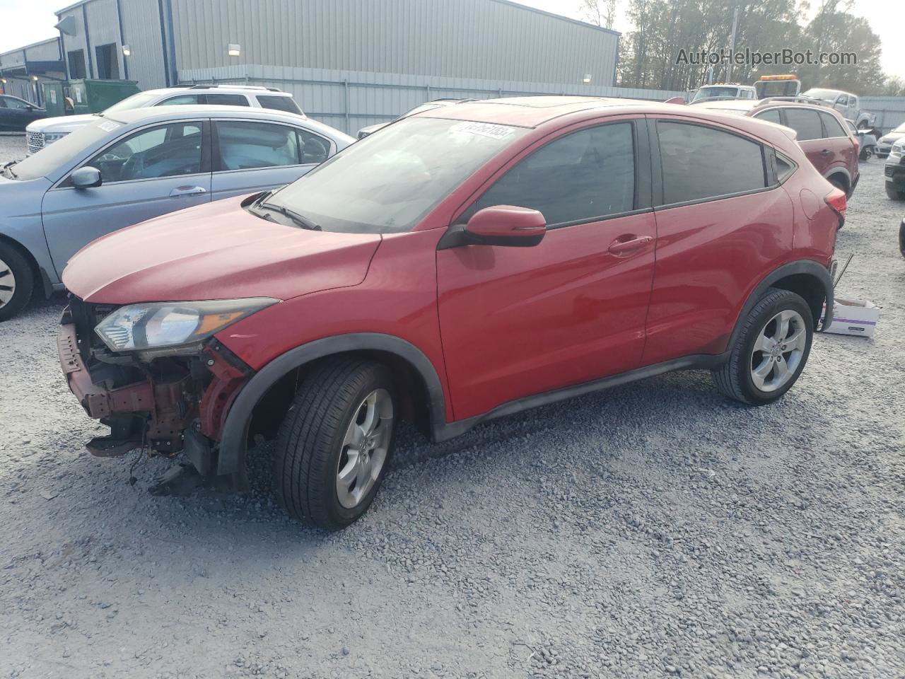 2016 Honda Hr-v Ex Red vin: 3CZRU6H51GM719905