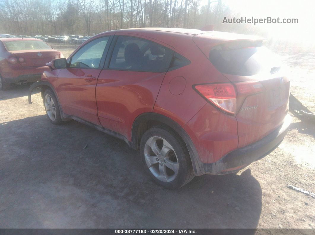 2016 Honda Hr-v Ex Red vin: 3CZRU6H51GM740365