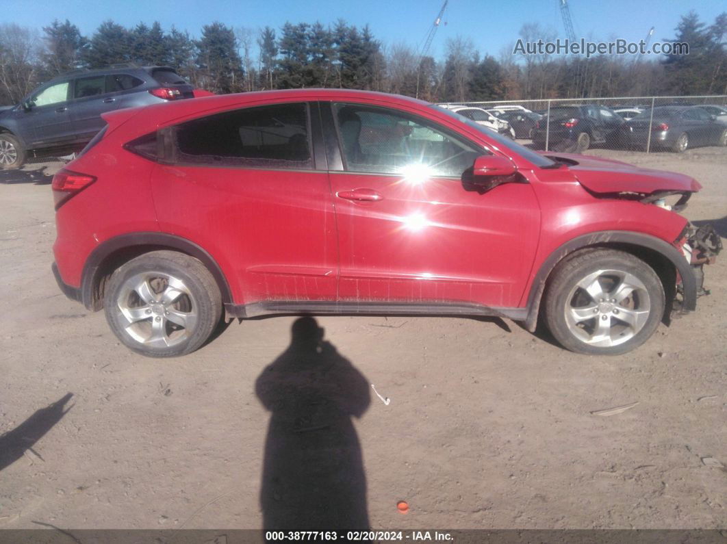 2016 Honda Hr-v Ex Red vin: 3CZRU6H51GM740365