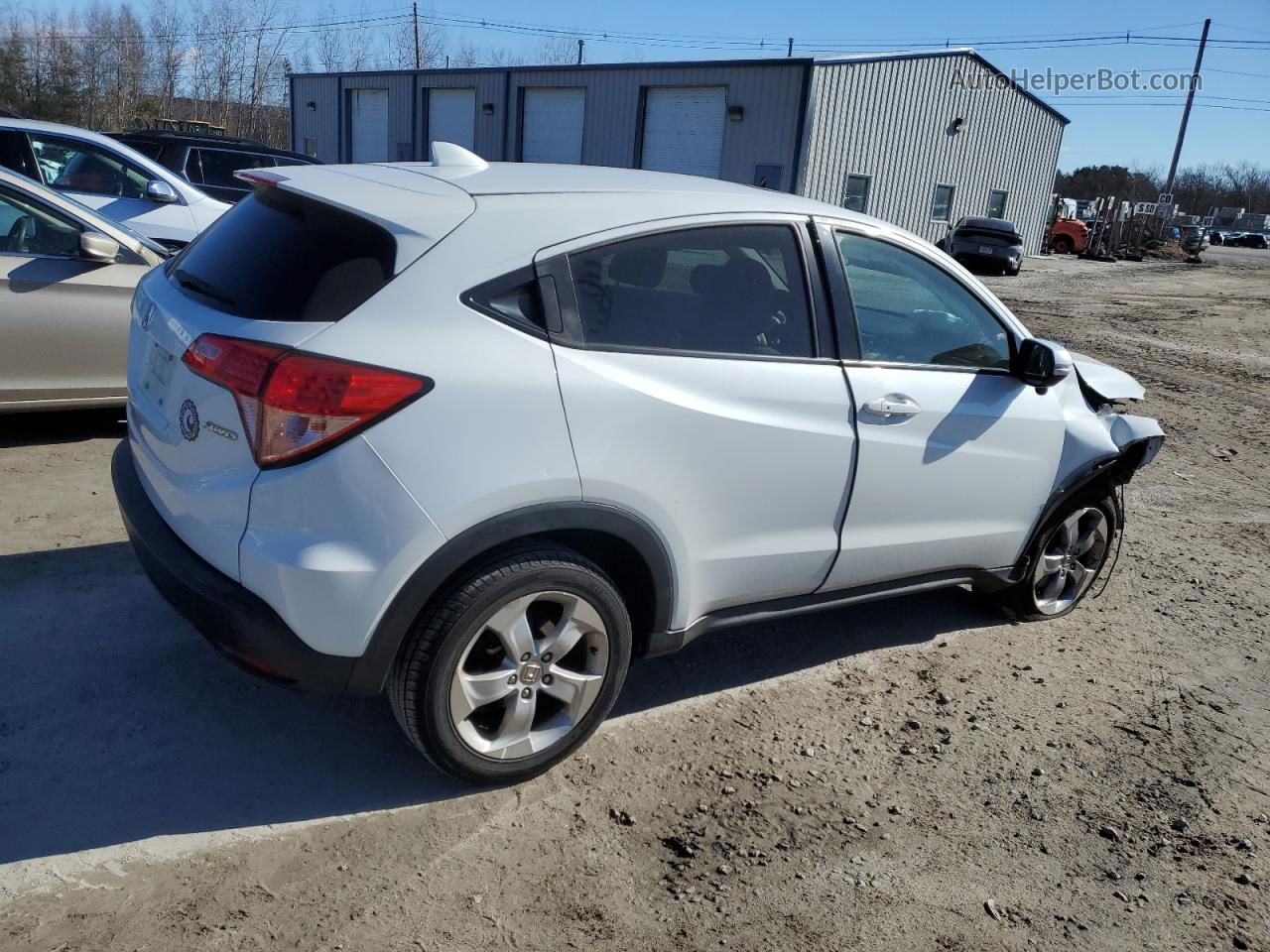 2016 Honda Hr-v Ex White vin: 3CZRU6H51GM743637