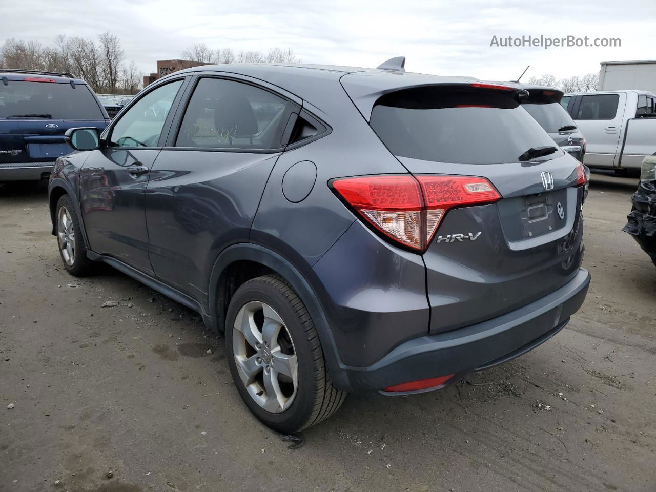 2016 Honda Hr-v Ex Gray vin: 3CZRU6H51GM751351