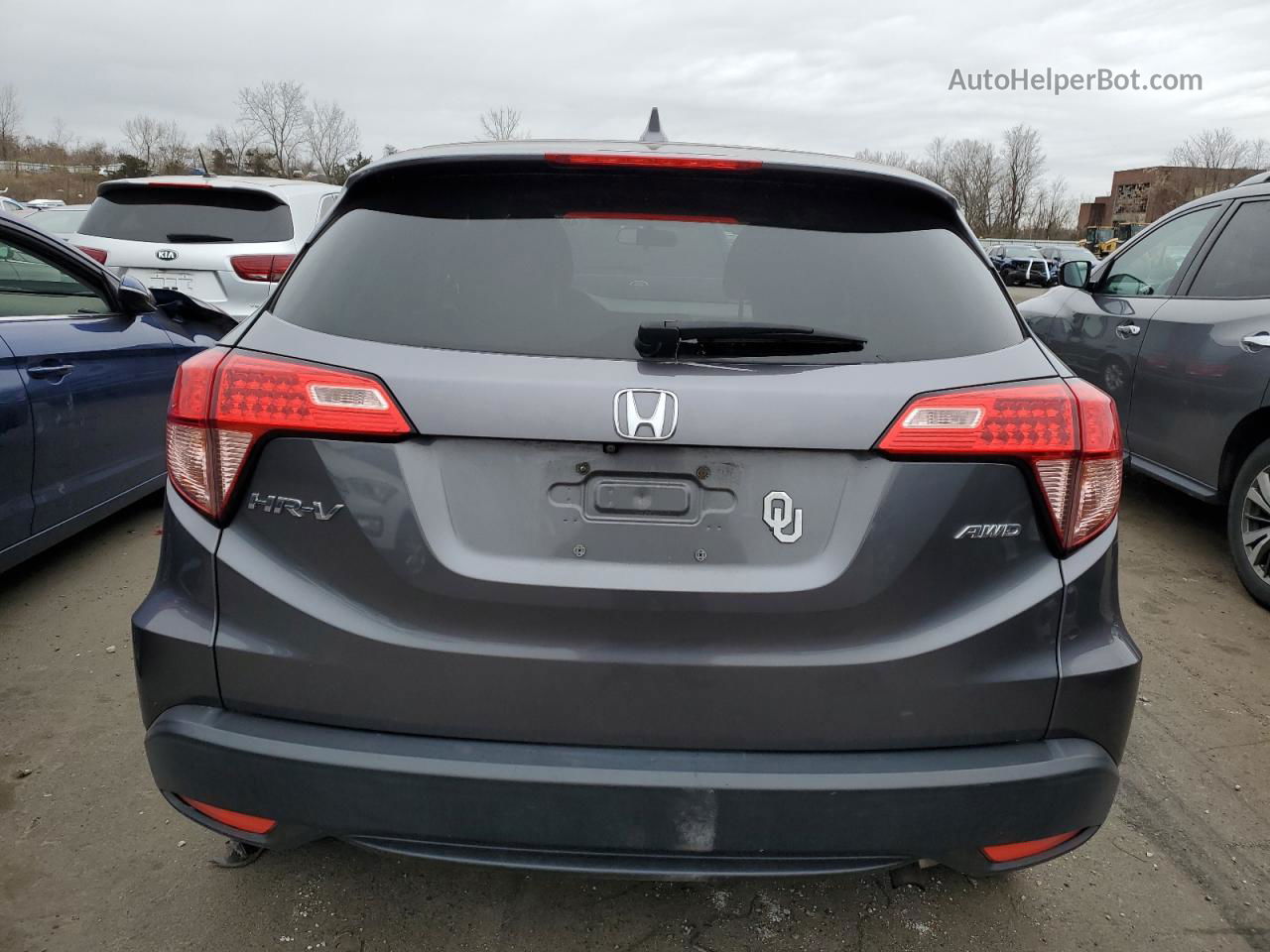 2016 Honda Hr-v Ex Серый vin: 3CZRU6H51GM751351