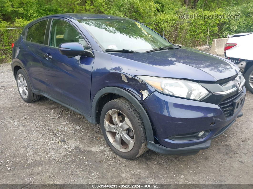 2017 Honda Hr-v Ex Blue vin: 3CZRU6H51HM718089