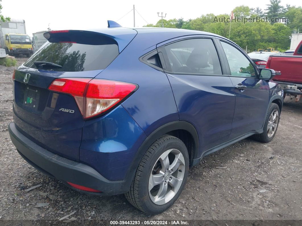 2017 Honda Hr-v Ex Синий vin: 3CZRU6H51HM718089