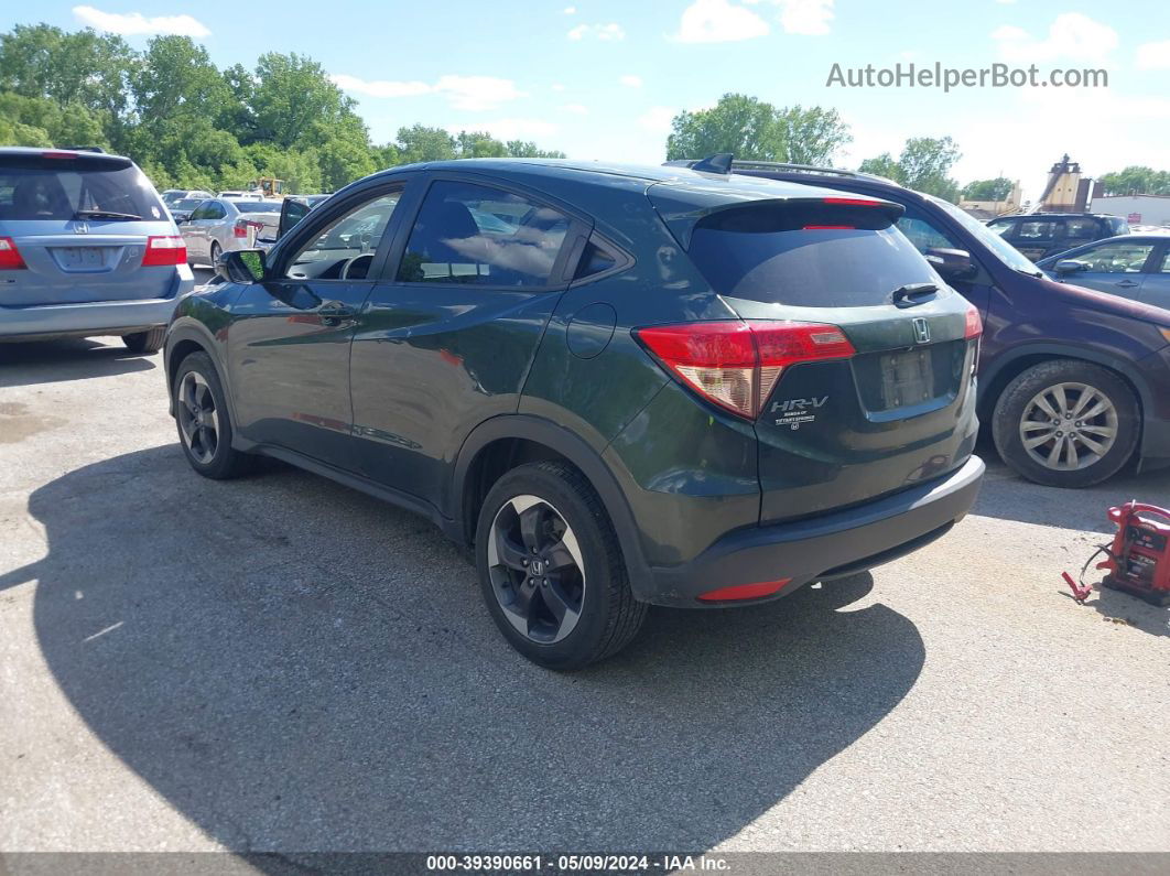 2018 Honda Hr-v Ex Green vin: 3CZRU6H51JG700132