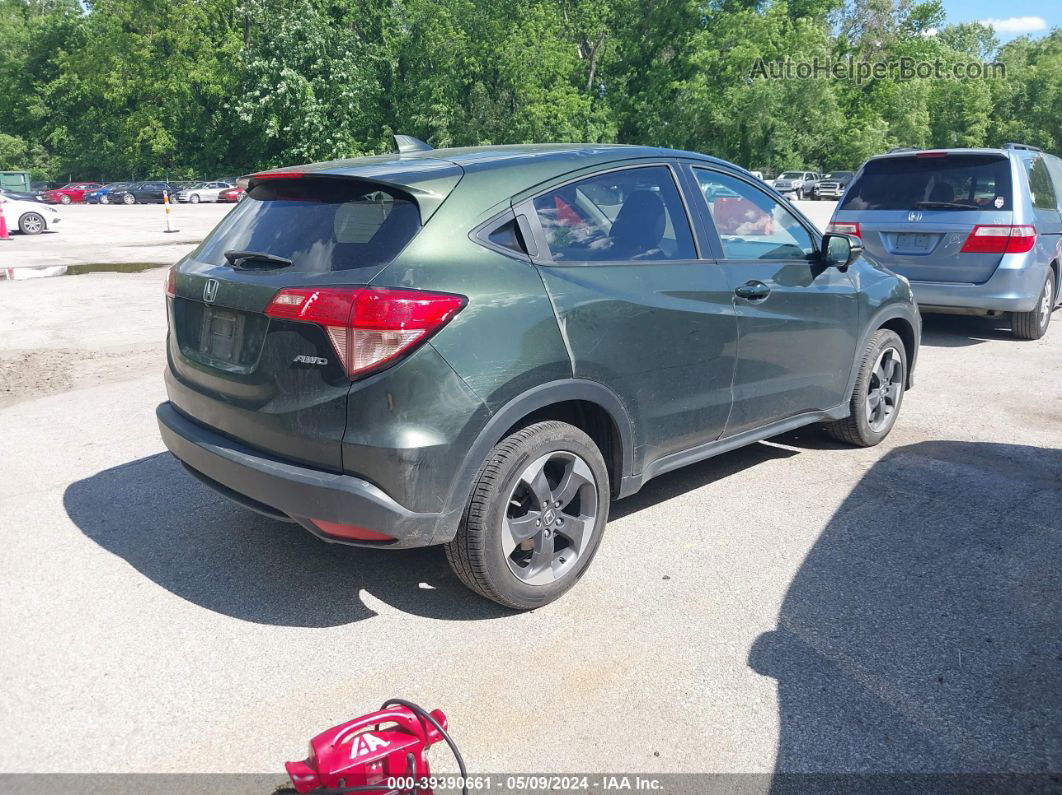 2018 Honda Hr-v Ex Green vin: 3CZRU6H51JG700132