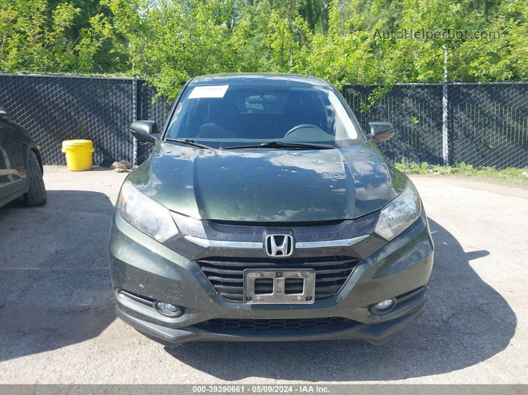 2018 Honda Hr-v Ex Green vin: 3CZRU6H51JG700132