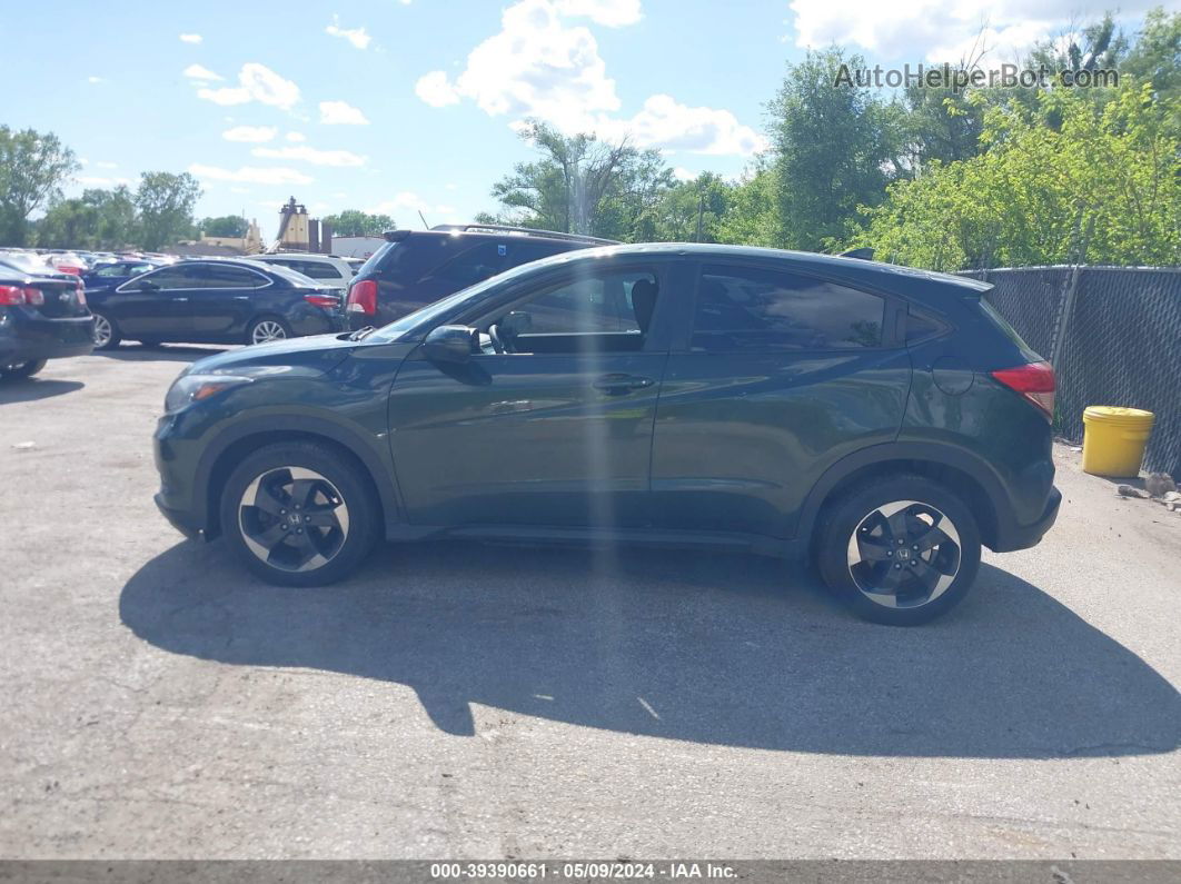 2018 Honda Hr-v Ex Green vin: 3CZRU6H51JG700132