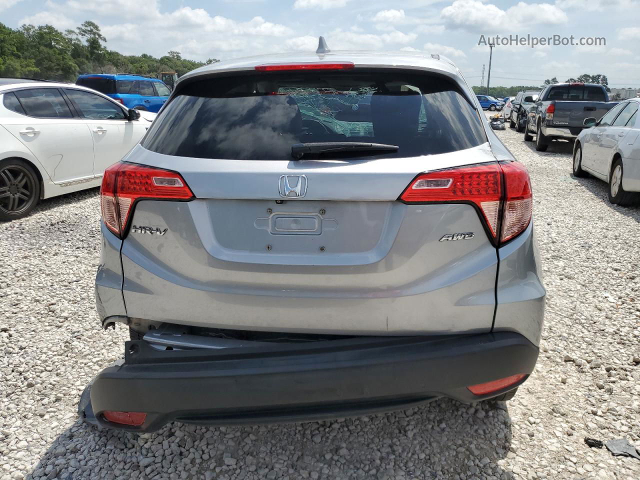 2018 Honda Hr-v Ex Silver vin: 3CZRU6H51JG710515