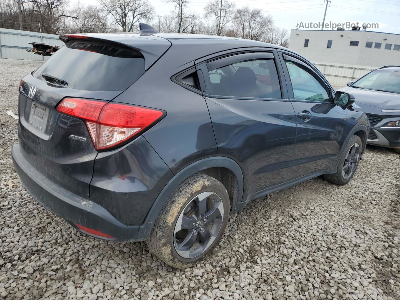 2018 Honda Hr-v Ex Черный vin: 3CZRU6H51JG713401