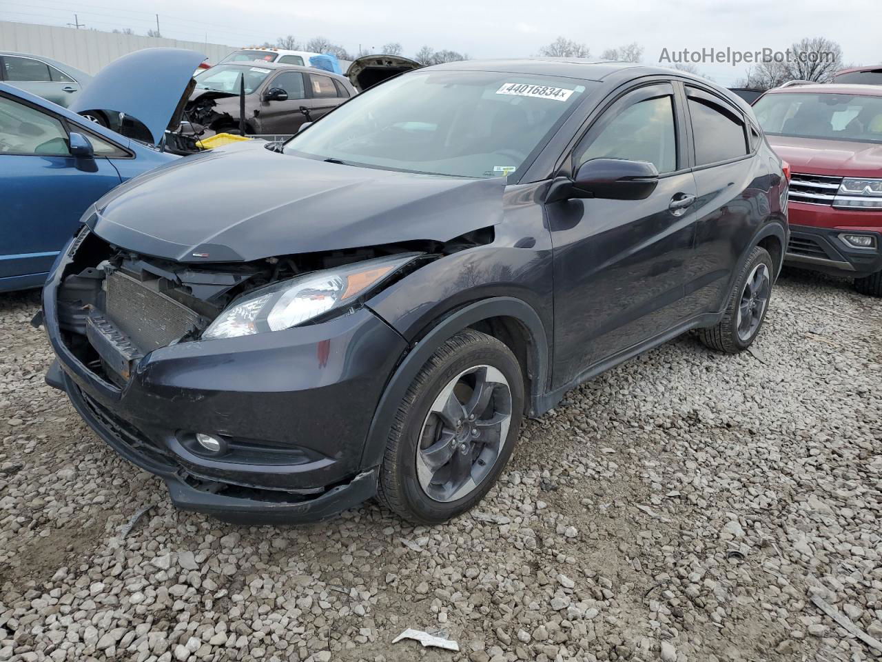 2018 Honda Hr-v Ex Black vin: 3CZRU6H51JG713401