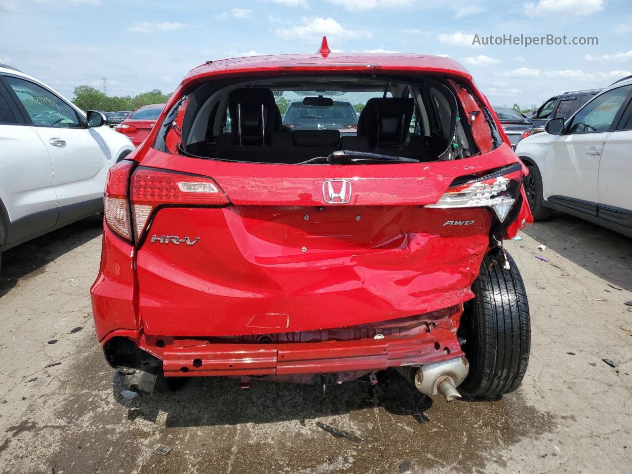 2018 Honda Hr-v Ex Красный vin: 3CZRU6H51JG714225