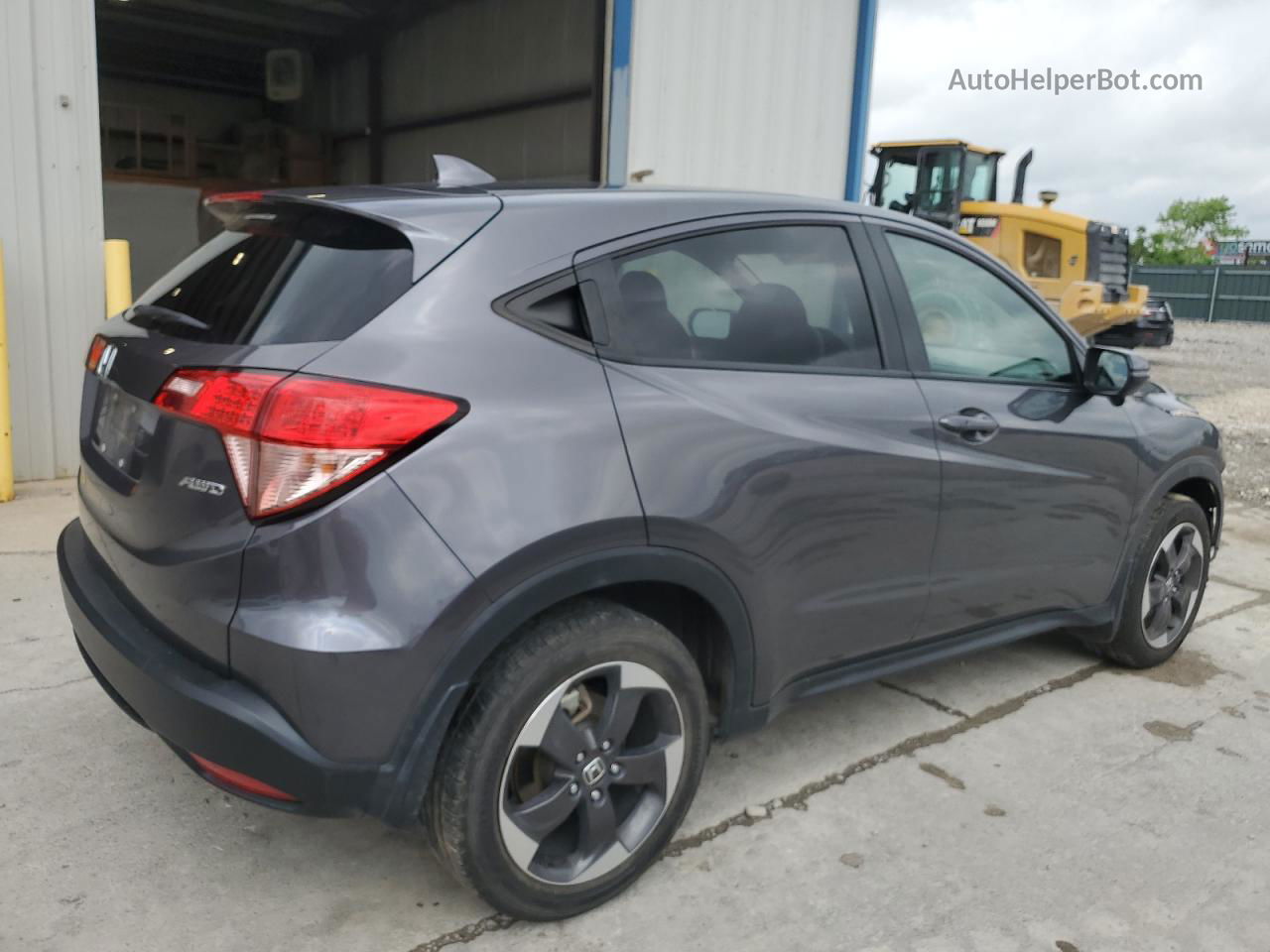 2018 Honda Hr-v Ex Серый vin: 3CZRU6H51JG717349