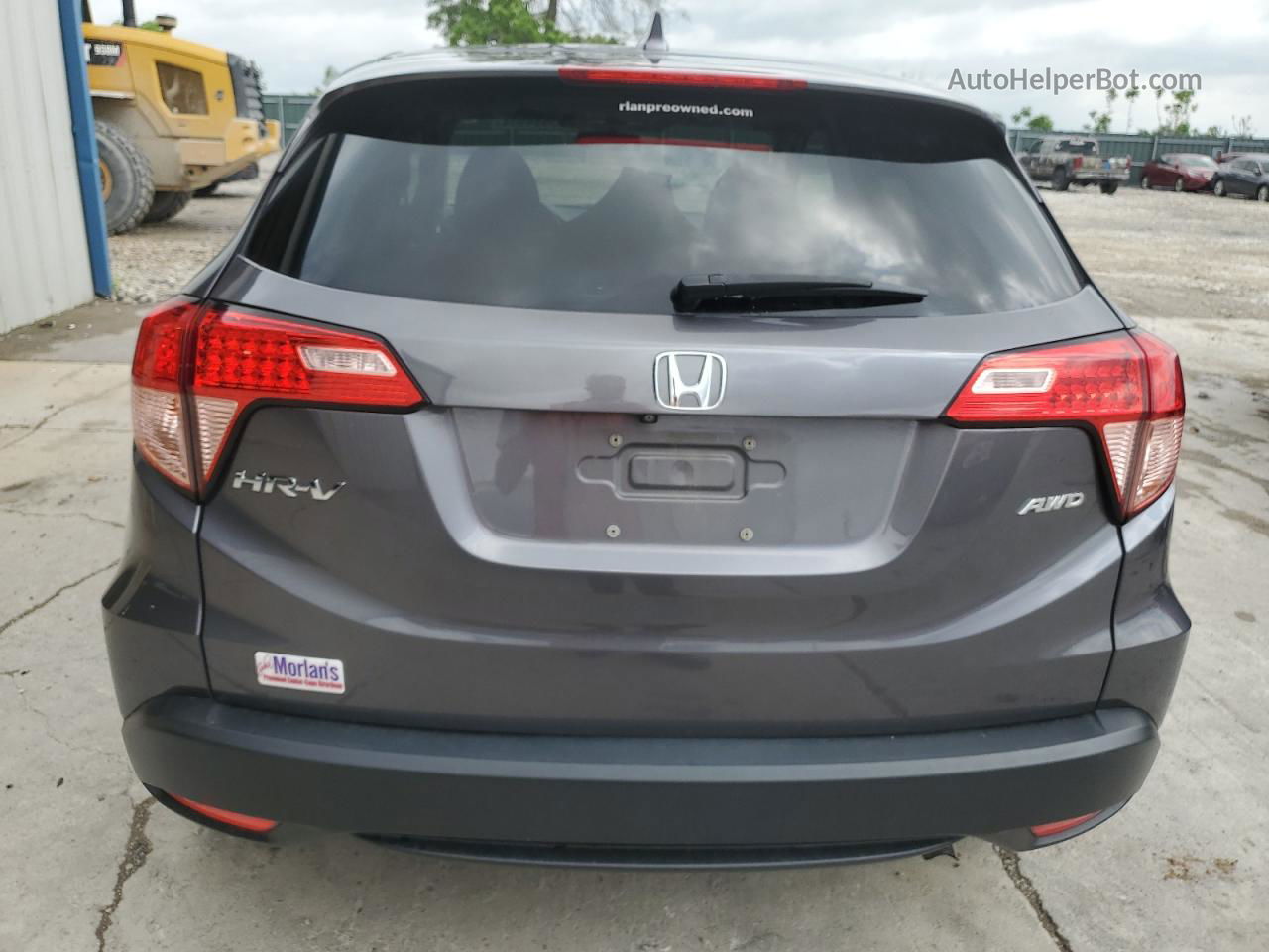 2018 Honda Hr-v Ex Gray vin: 3CZRU6H51JG717349