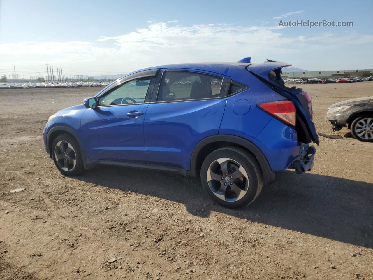 2018 Honda Hr-v Ex Blue vin: 3CZRU6H51JM715568