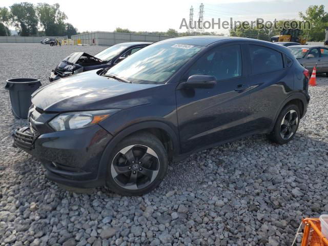 2018 Honda Hr-v Ex Черный vin: 3CZRU6H51JM728904