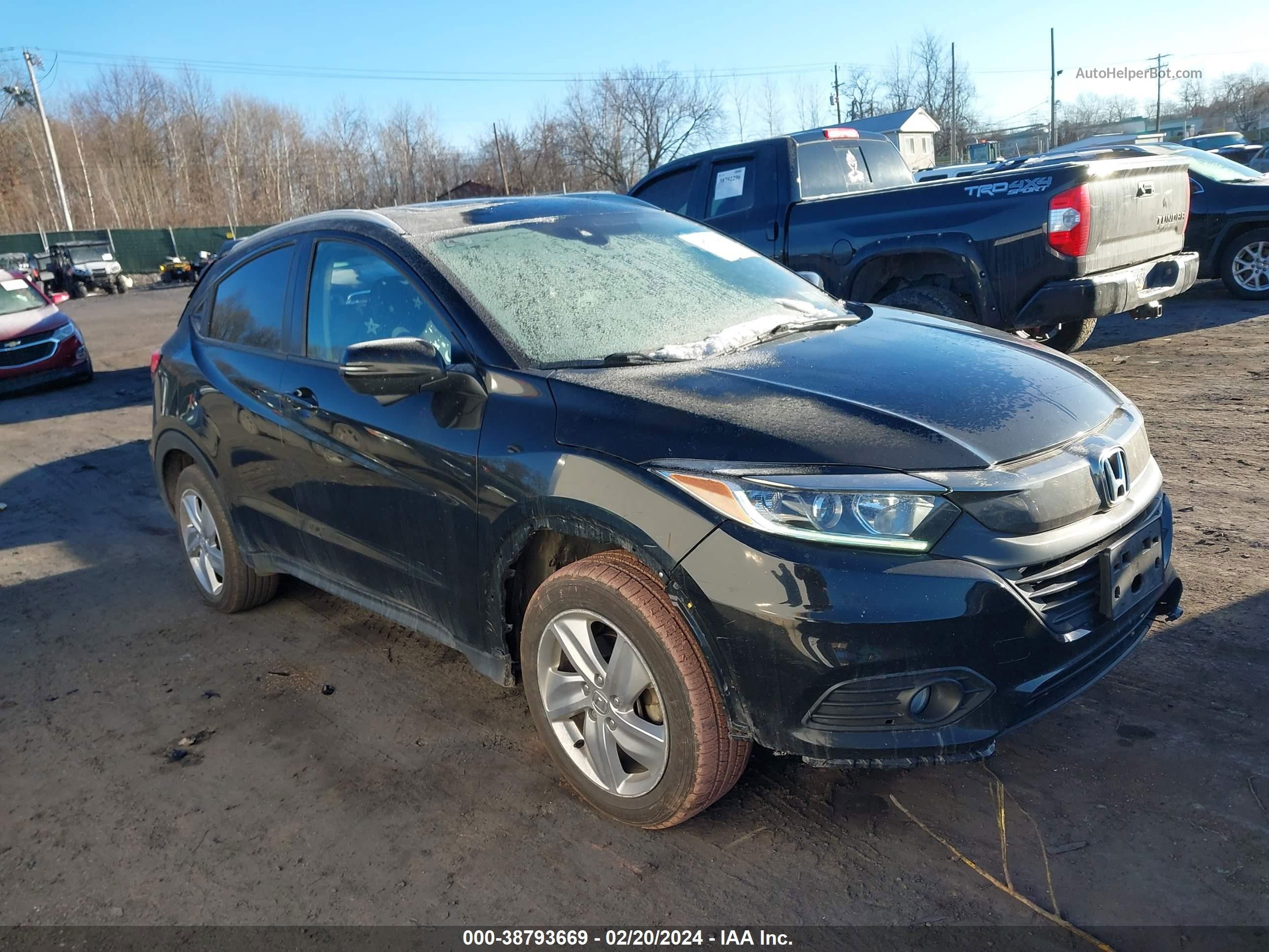 2019 Honda Hr-v Ex Black vin: 3CZRU6H51KM716771