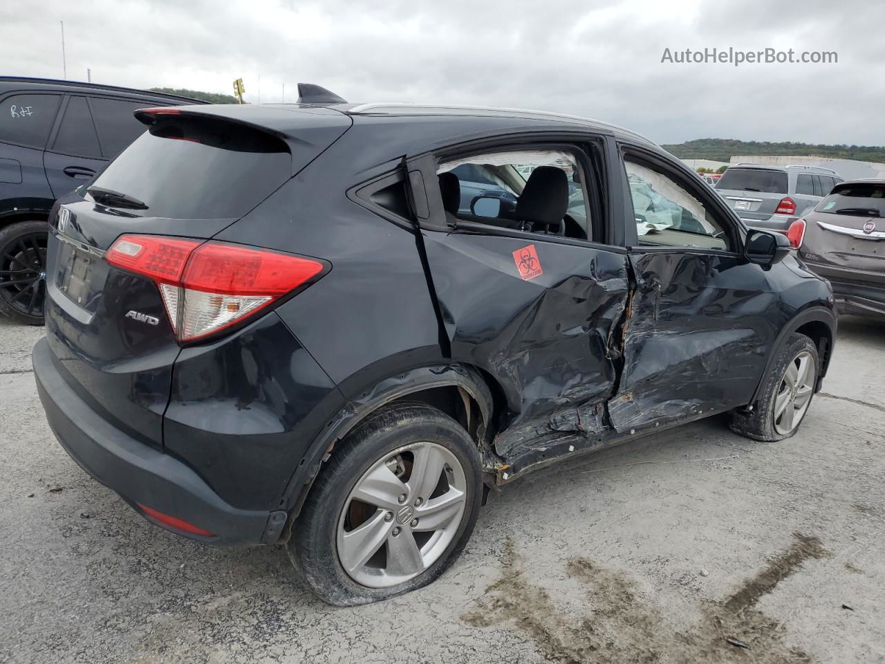 2019 Honda Hr-v Ex Black vin: 3CZRU6H51KM722814