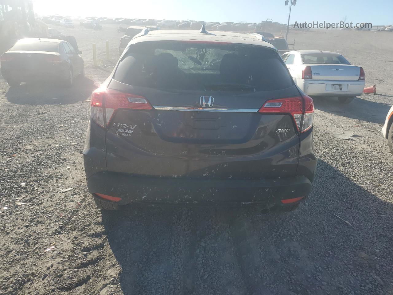 2019 Honda Hr-v Ex Серый vin: 3CZRU6H51KM736549