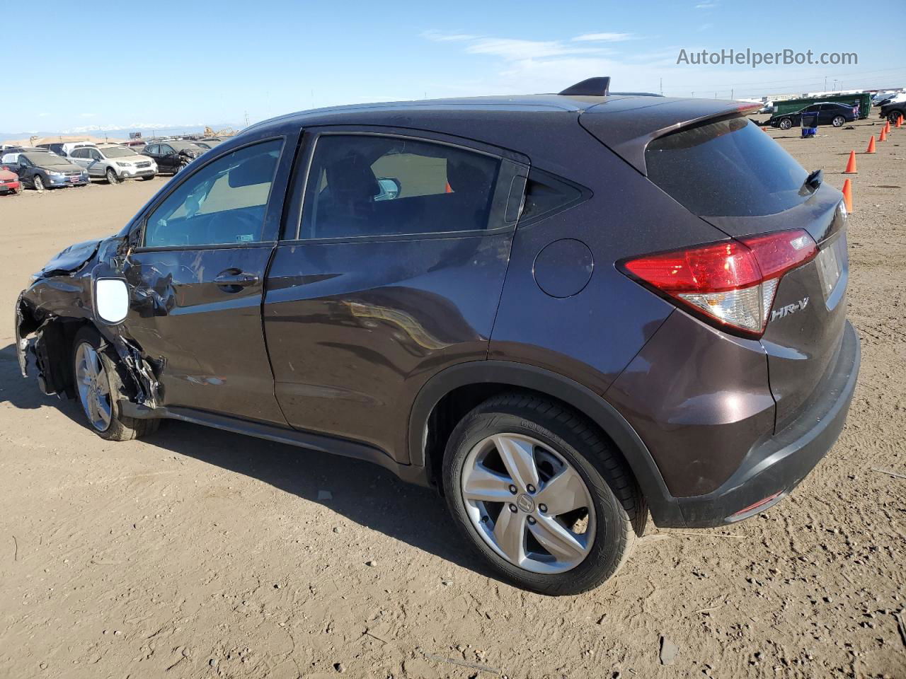 2019 Honda Hr-v Ex Purple vin: 3CZRU6H51KM738513