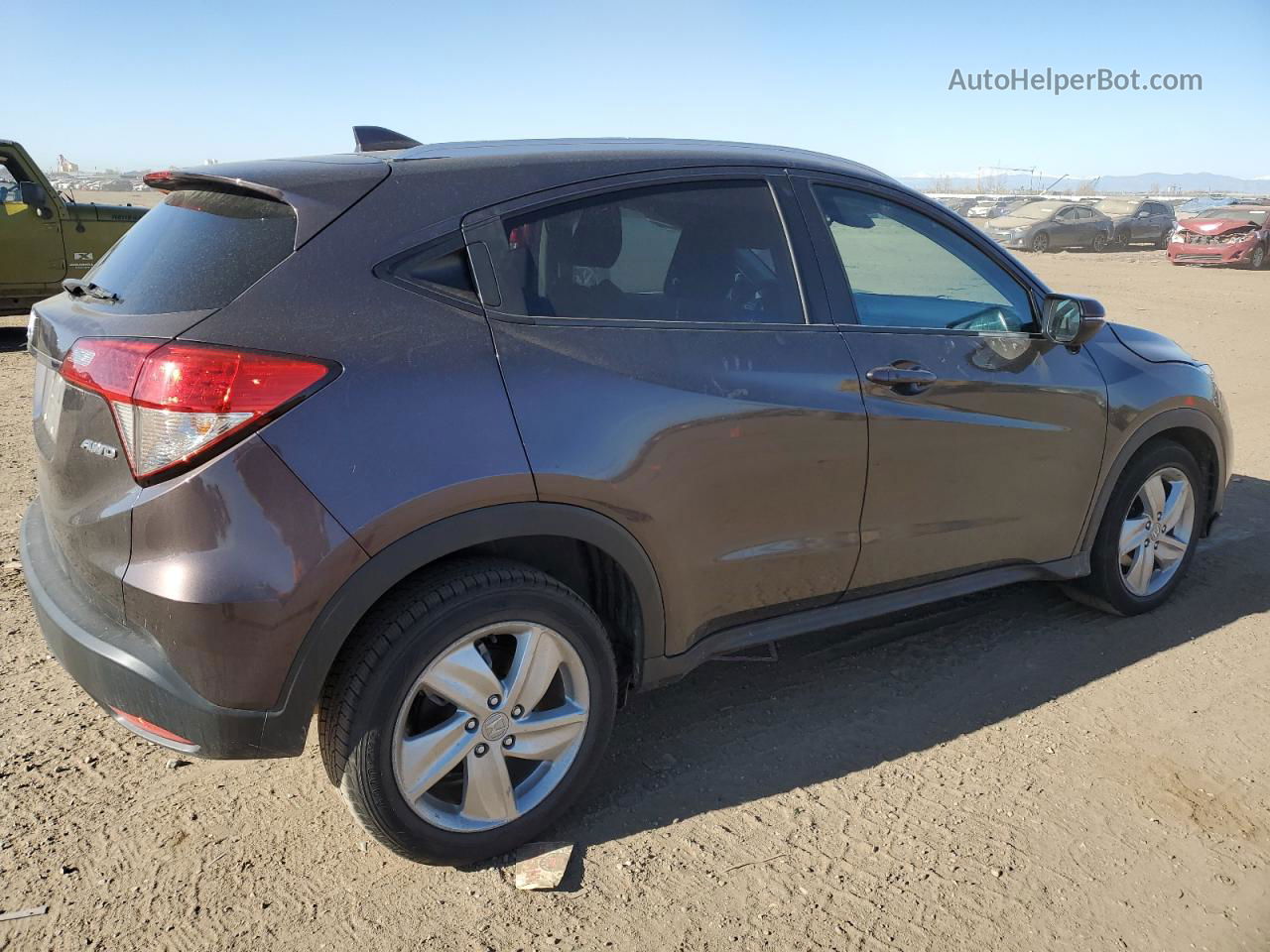 2019 Honda Hr-v Ex Purple vin: 3CZRU6H51KM738513