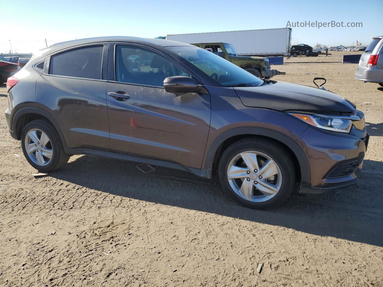 2019 Honda Hr-v Ex Purple vin: 3CZRU6H51KM738513