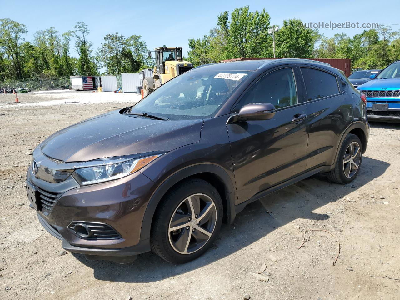 2021 Honda Hr-v Ex Purple vin: 3CZRU6H51MM705322