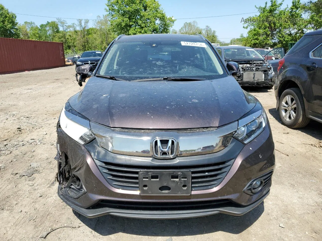 2021 Honda Hr-v Ex Purple vin: 3CZRU6H51MM705322