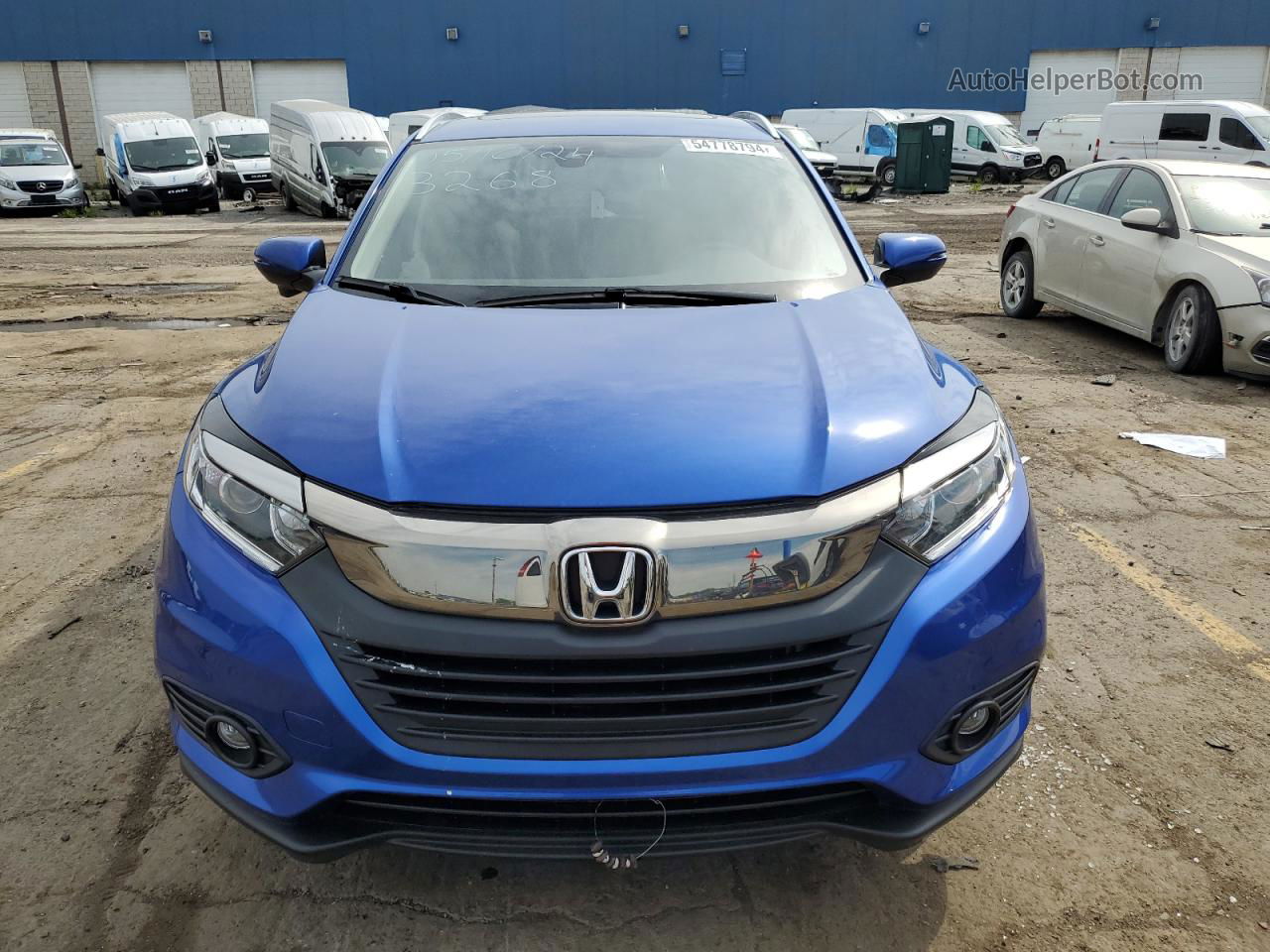 2021 Honda Hr-v Ex Blue vin: 3CZRU6H51MM723268