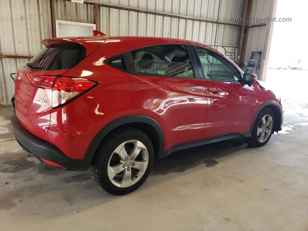 2016 Honda Hr-v Ex Red vin: 3CZRU6H52GM753318