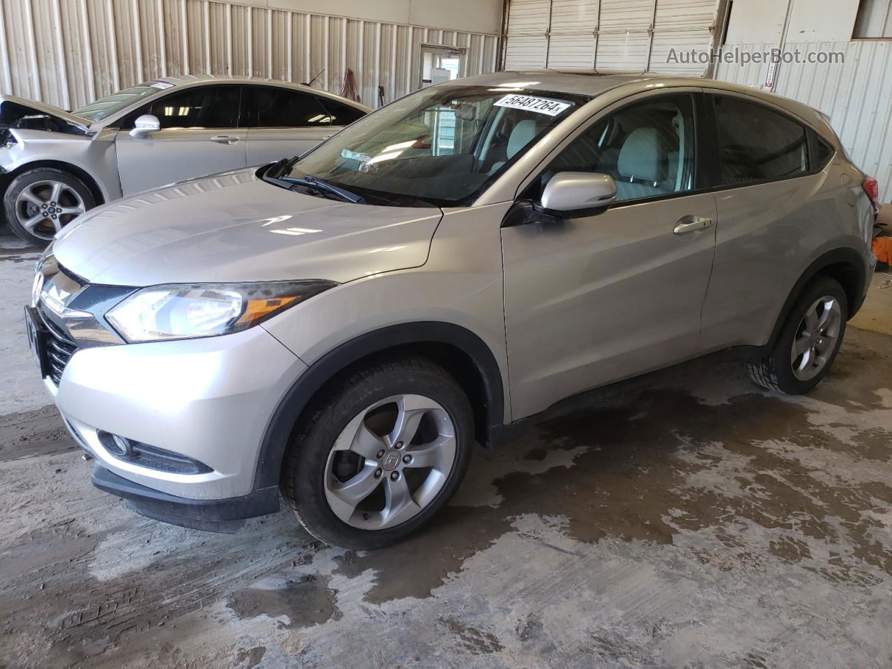 2016 Honda Hr-v Ex Silver vin: 3CZRU6H52GM754307