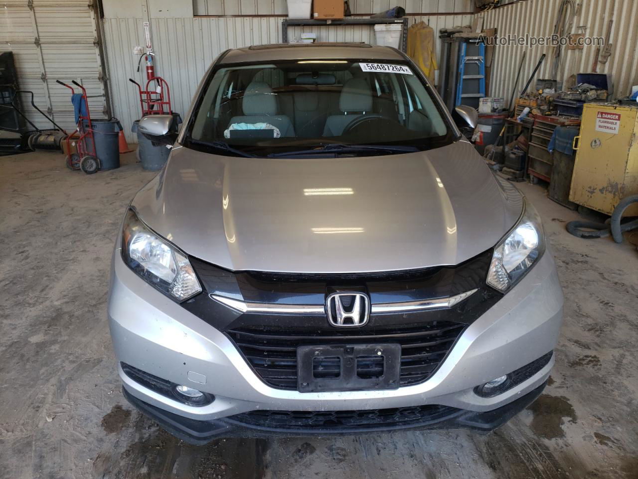 2016 Honda Hr-v Ex Silver vin: 3CZRU6H52GM754307